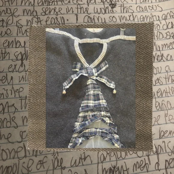 vintage victoria secret plaid ruffle bow accent camisole - Picture 4 of 4